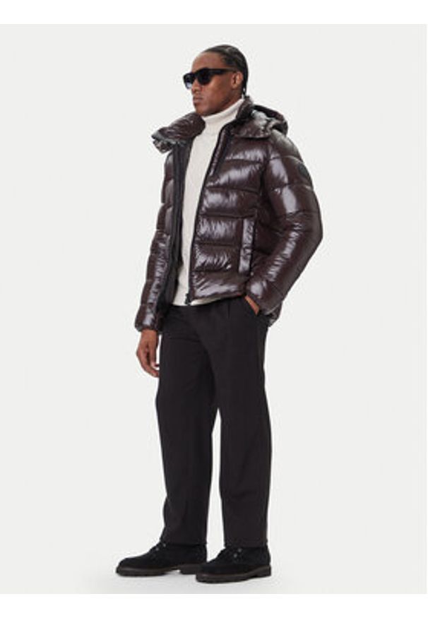 Save The Duck Kurtka zimowa D32389M LOVE21 Brązowy Regular Fit. Kolor: brązowy. Materiał: syntetyk. Sezon: zima