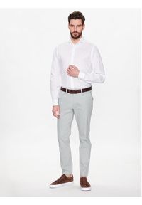 JOOP! Koszula JSH-146PAI-W 30036138 Biały Slim Fit. Kolor: biały. Materiał: len #2