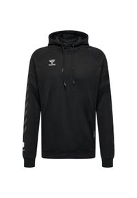 Bawełniana bluza z kapturem Hummel Move Grid. Typ kołnierza: kaptur. Kolor: czarny. Materiał: bawełna. Sport: fitness #1