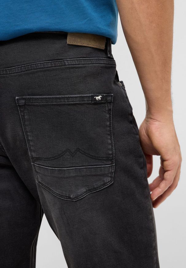 Męskie Spodnie Jeansowe Mustang Style Vegas Slim Denim Black 1017421 4000 803
