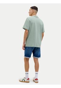 Jack & Jones - Jack&Jones Polo Hudson 12269238 Zielony Regular Fit. Typ kołnierza: polo. Kolor: zielony. Materiał: bawełna #6