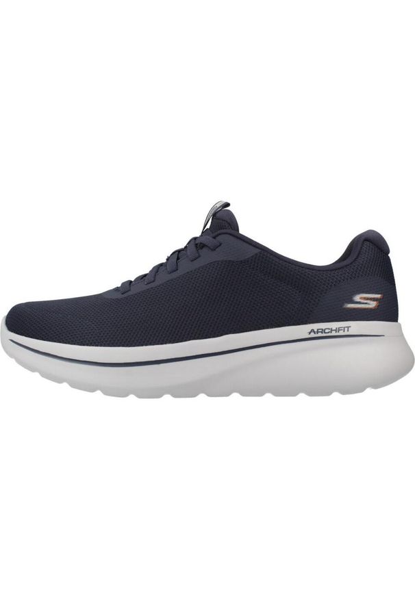 skechers - Buty SKECHERS GO WALK ARCH FIT N-JOY - CULLMAN Niebieski. Kolor: niebieski. Materiał: syntetyk, tkanina