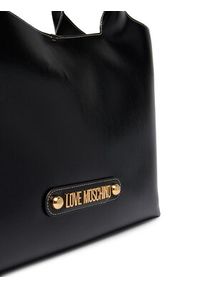 Love Moschino - LOVE MOSCHINO Torebka JC4129PP1OLH0000 Czarny. Kolor: czarny. Materiał: skórzane #4