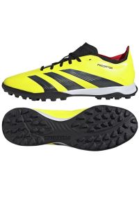Adidas - Buty piłkarskie adidas Predator League L Tf IE2612 żółte. Zapięcie: sznurówki. Kolor: żółty. Materiał: syntetyk, guma. Sport: piłka nożna #2