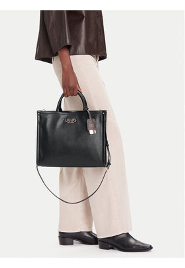 Liu Jo Torebka AF5206 E0058 Czarny. Kolor: czarny. Materiał: skórzane