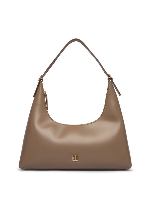 Torebka Calvin Klein. Kolor: beżowy