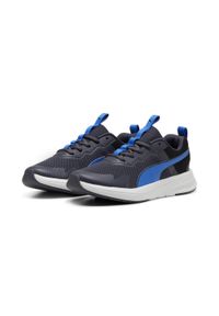 Puma - Młodzieżowe tenisówki Evolve Run Mesh PUMA Galactic Gray Hyperlink Blue Black. Kolor: wielokolorowy, niebieski, czarny, szary. Materiał: mesh. Sport: bieganie #1