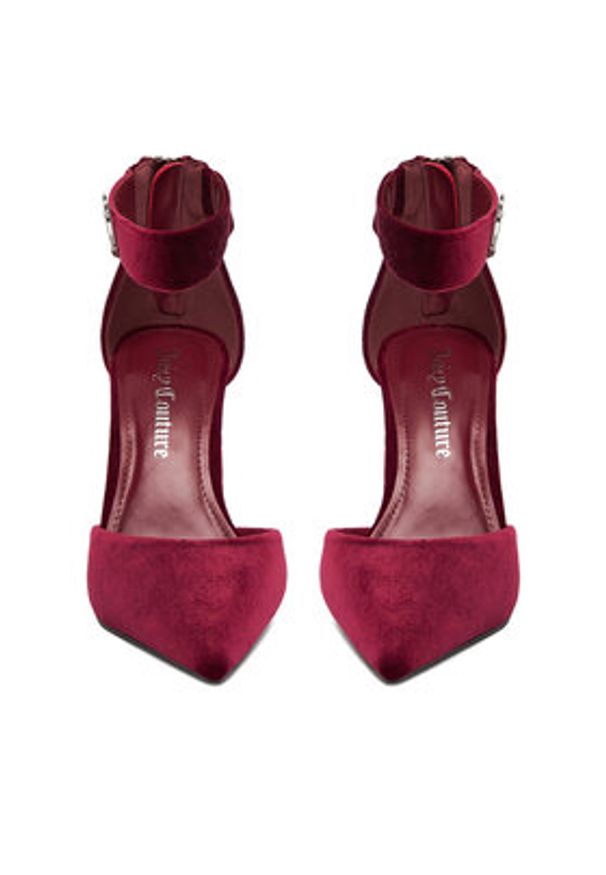 Juicy Couture Szpilki EO-S4S96733-01B Bordowy. Kolor: czerwony. Materiał: materiał. Obcas: na szpilce
