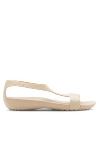 Crocs Sandały SERENA SANDAL 205469-212 Beżowy. Kolor: beżowy