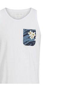 Jack & Jones - Jack&Jones Tank top Hawaii 12269321 Biały Standard Fit. Kolor: biały. Materiał: bawełna #4