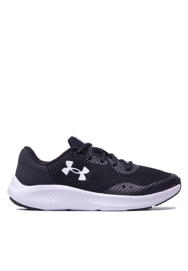 Under Armour Buty do biegania Ua Bgs Charged Pursuit 3 3024987-001 Czarny. Kolor: czarny. Materiał: materiał
