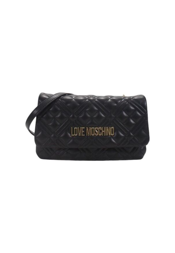 Love Moschino - LOVE MOSCHINO Torebka JC4097PP0LLA0000 Czarny. Kolor: czarny. Materiał: skórzane