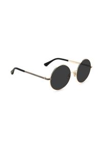 Jimmy Choo okulary przeciwsłoneczne Oriane damskie kolor czarny. Kształt: okrągłe. Kolor: czarny #7
