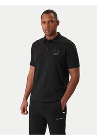 Karl Lagerfeld - KARL LAGERFELD Polo 745025 561235 Czarny Regular Fit. Typ kołnierza: polo. Kolor: czarny. Materiał: bawełna #1