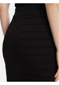 Guess Spódnica midi W5YD66 Z0130 Czarny Slim Fit. Kolor: czarny. Materiał: wiskoza #5