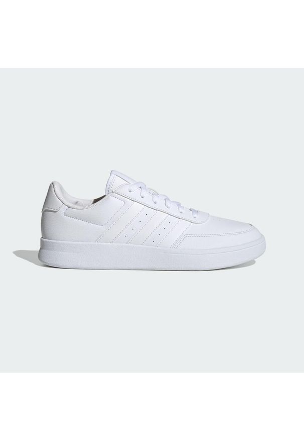 Adidas - Breaknet 2.0 Shoes. Okazja: na co dzień. Kolor: biały. Materiał: materiał. Sport: turystyka piesza, tenis