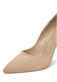DeeZee Szpilki AB2-4503B Beżowy. Kolor: beżowy. Materiał: skóra. Obcas: na szpilce #7