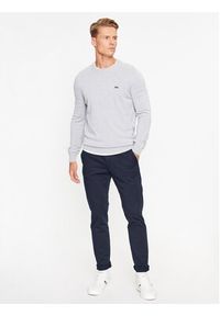 Lacoste Sweter AH1985 Szary Regular Fit. Kolor: szary. Materiał: bawełna #3
