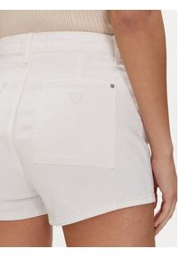 Guess Szorty jeansowe Zelia W4GD26 D4QQ0 Biały Slim Fit. Kolor: biały. Materiał: bawełna #3