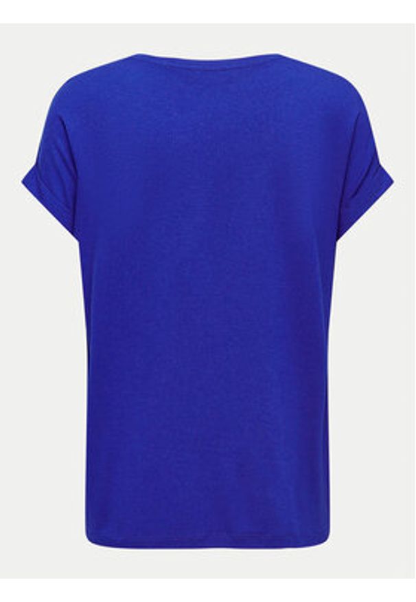 only - ONLY T-Shirt Moster 15106662 Niebieski Regular Fit. Kolor: niebieski. Materiał: wiskoza