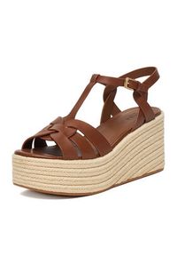 Badura Espadryle EO-AMARI-LT0228-26-805 Brązowy. Kolor: brązowy. Materiał: skóra #5