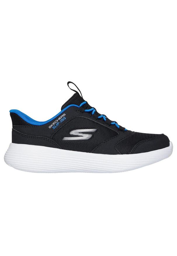 skechers - Kapcie SKECHERS RUN 400 V2 TURBO BRISK Czarny. Kolor: czarny. Materiał: syntetyk, tkanina. Model: Skechers Sport. Sport: bieganie