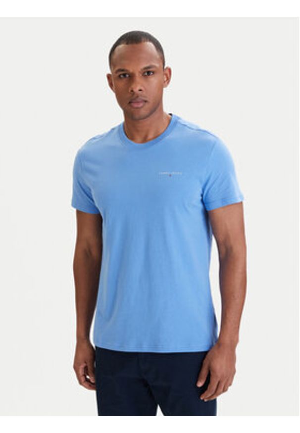 Tommy Jeans Komplet t-shirtów DM0DM22316 Niebieski Slim Fit. Kolor: niebieski. Materiał: bawełna