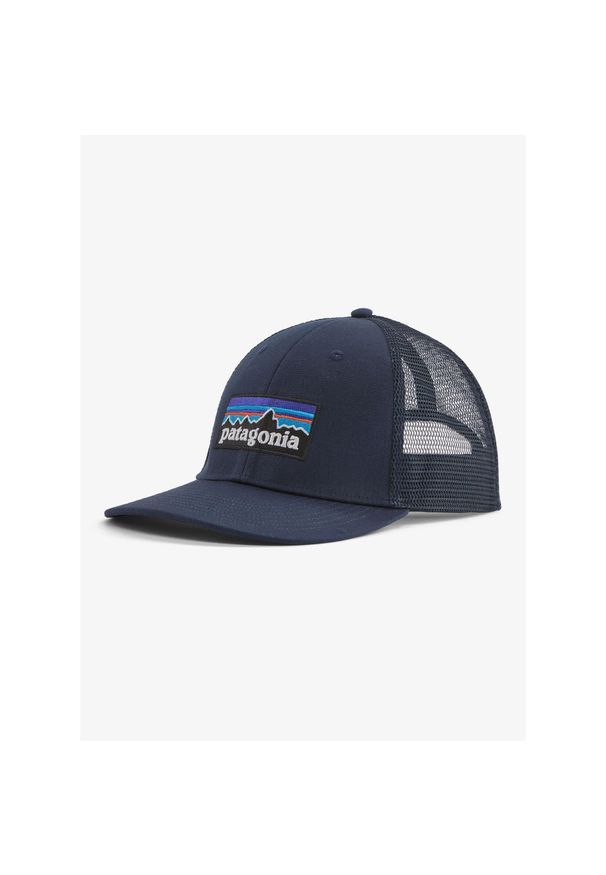 Czapka z daszkiem Patagonia P-6 Logo LoPro Trucker Hat - new navy. Kolor: niebieski