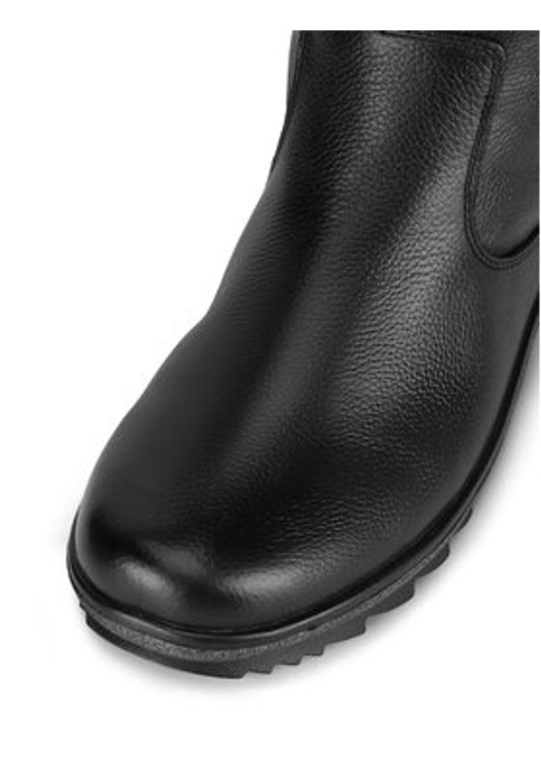 Remonte Kozaki R8475-01 Czarny. Kolor: czarny. Materiał: skóra