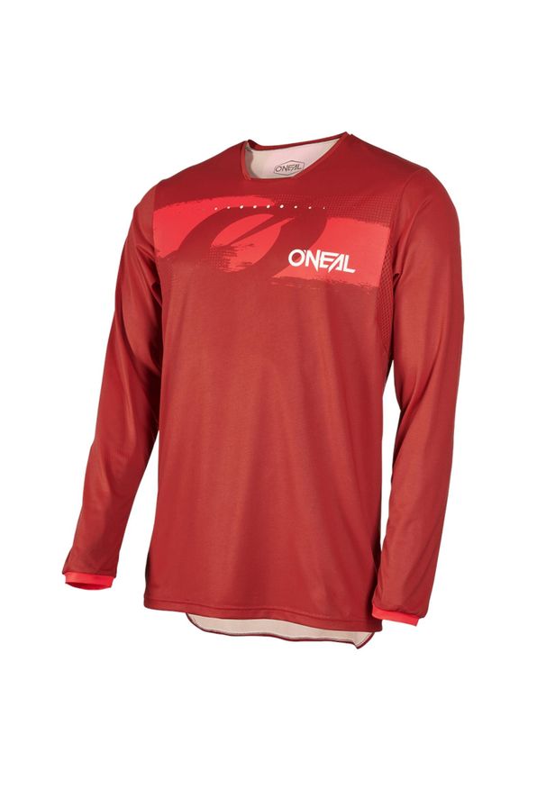 O'NEAL - Koszulka rowerowa mtb męska O'Neal FR Hybrid. Kolor: czerwony. Sport: kolarstwo