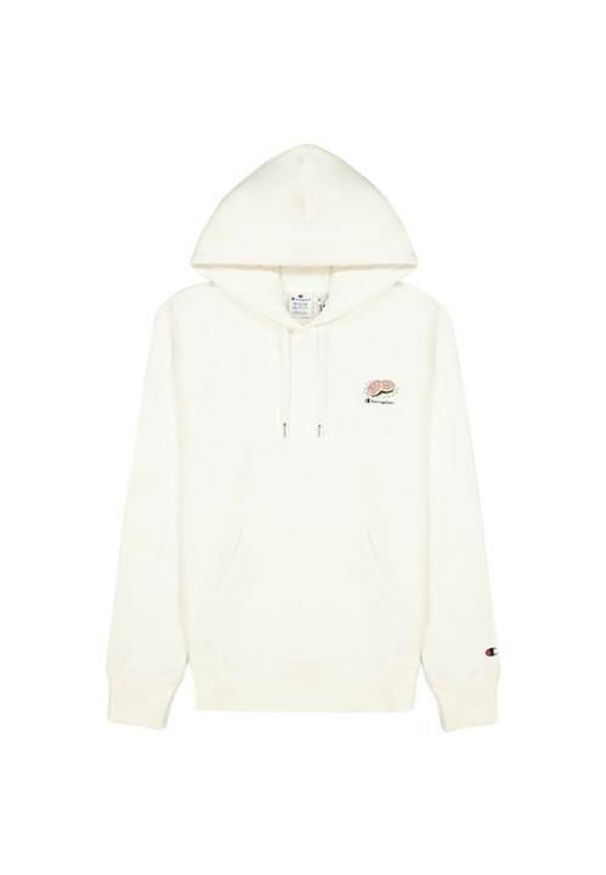 Bluzy sportowa damska Champion Wmns City Snack Organic Cotton Blend Hoodie. Typ kołnierza: kaptur. Kolor: biały
