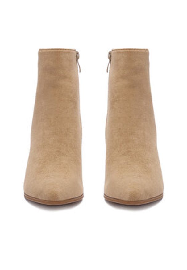 DeeZee Botki 5628-1 Beżowy. Kolor: beżowy. Materiał: syntetyk, materiał