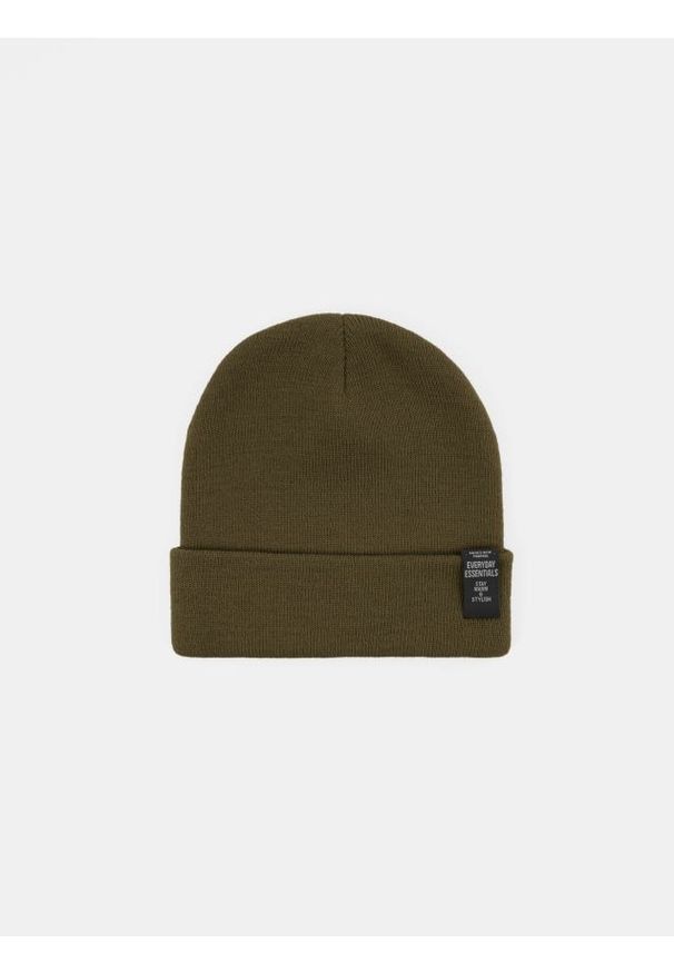 Sinsay - Czapka beanie - zielony. Kolor: zielony