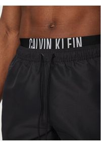 Calvin Klein Swimwear Szorty kąpielowe KM0KM01093 Czarny Regular Fit. Kolor: czarny. Materiał: syntetyk #3