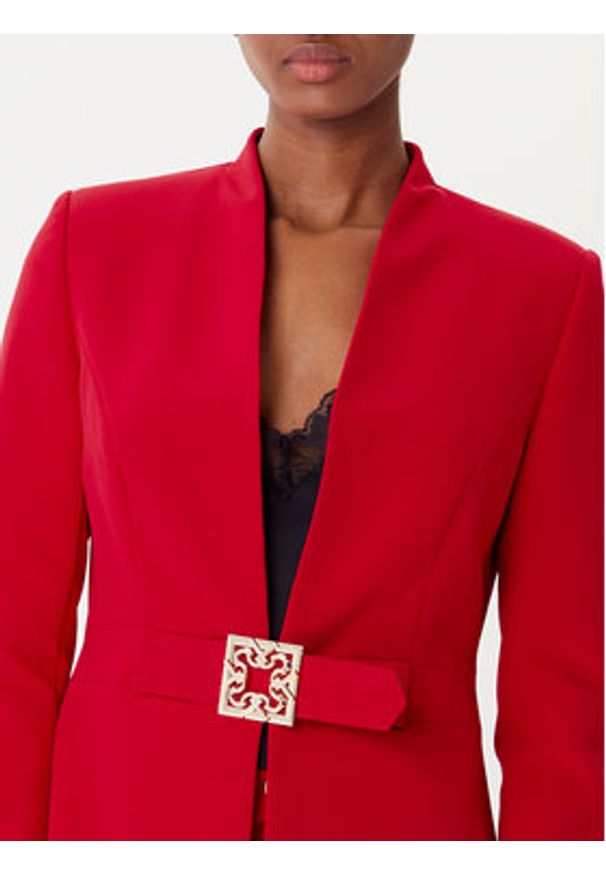 Rinascimento Marynarka CFC0126208003 Czerwony Slim Fit. Kolor: czerwony. Materiał: syntetyk