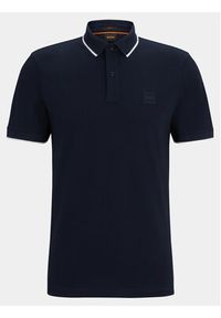 BOSS - Boss Polo Passertip 50507699 Granatowy Slim Fit. Typ kołnierza: polo. Kolor: niebieski. Materiał: bawełna #4