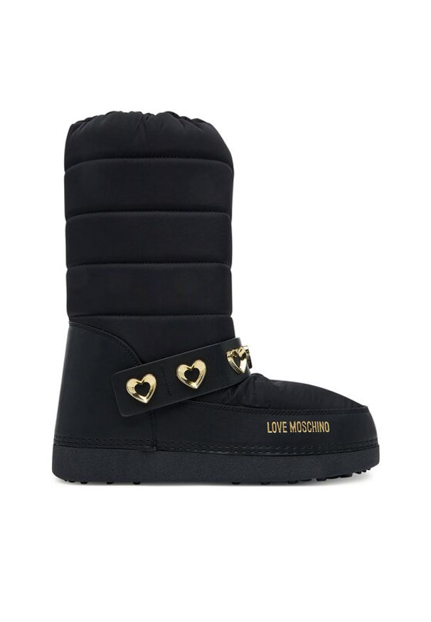 Love Moschino - LOVE MOSCHINO Śniegowce JA24192G1NISD00B Czarny. Kolor: czarny. Materiał: materiał