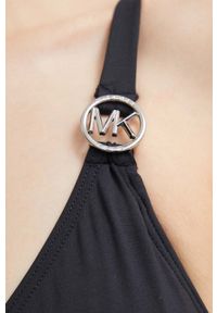 MICHAEL Michael Kors jednoczęściowy strój kąpielowy kolor czarny lekko usztywniona miseczka. Kolor: czarny. Materiał: materiał #2