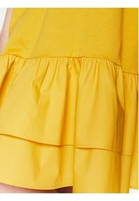 Weekend Max Mara Sukienka codzienna Vanna 2356210331 Żółty Regular Fit. Okazja: na co dzień. Kolor: żółty. Materiał: bawełna. Typ sukienki: proste. Styl: casual #3