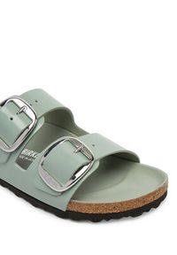 Birkenstock Klapki Arizona Big Buckle Hex 1031882 Zielony. Kolor: zielony. Materiał: skóra #5