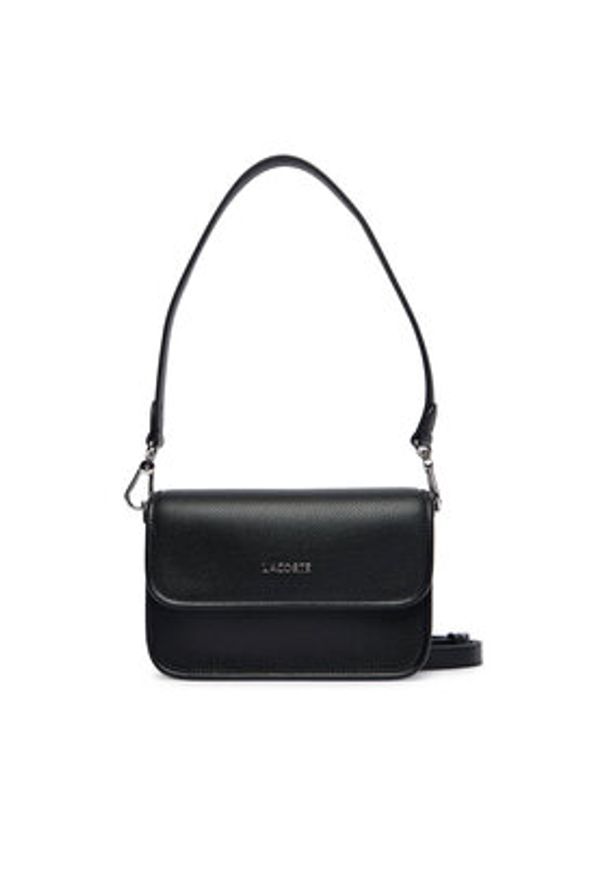 Lacoste Torebka NF5147EG Czarny. Kolor: czarny. Materiał: skórzane