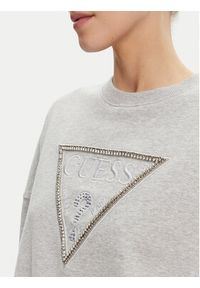 Guess Bluza W5YQ04 KC8I0 Szary Regular Fit. Kolor: szary. Materiał: bawełna #4