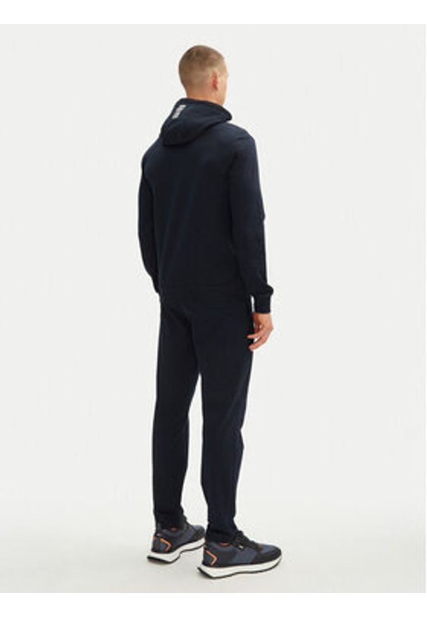 EA7 Emporio Armani Dres 8NPV62 PJVRZ UB102 Granatowy Regular Fit. Kolor: niebieski. Materiał: bawełna