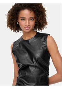only - ONLY Sukienka z imitacji skóry Mone 15360231 Czarny Slim Fit. Kolor: czarny. Materiał: skóra #2