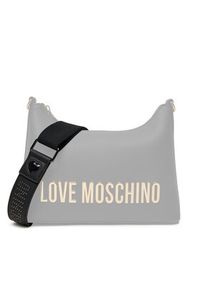 Love Moschino - LOVE MOSCHINO Wymienny pasek do torebki JC6401PP1LLI300A Czarny. Kolor: czarny. Materiał: skóra #3