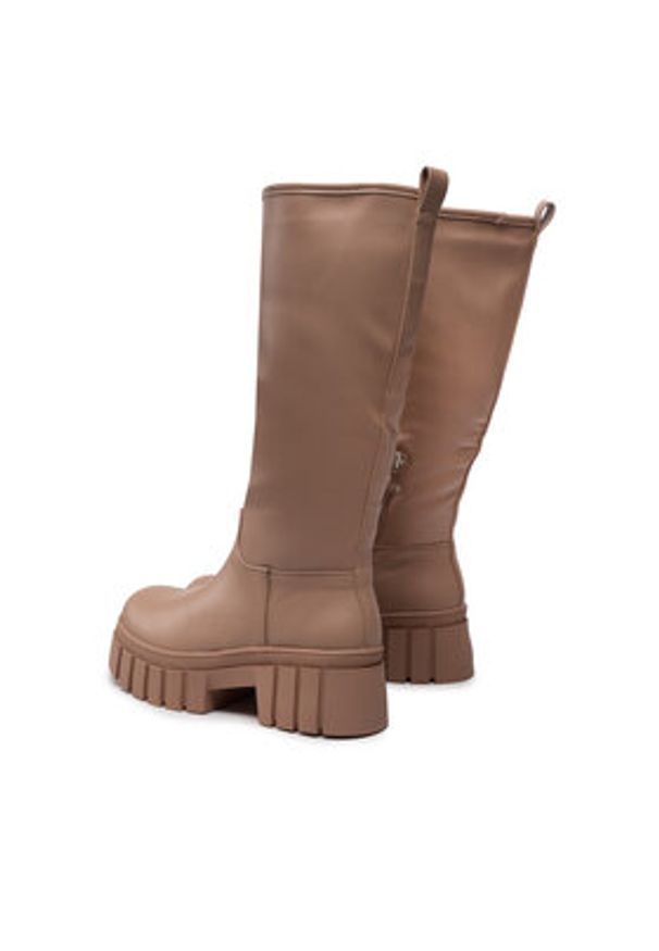 DeeZee Kozaki ZAL90099Y-3 Brązowy. Kolor: brązowy. Materiał: skóra