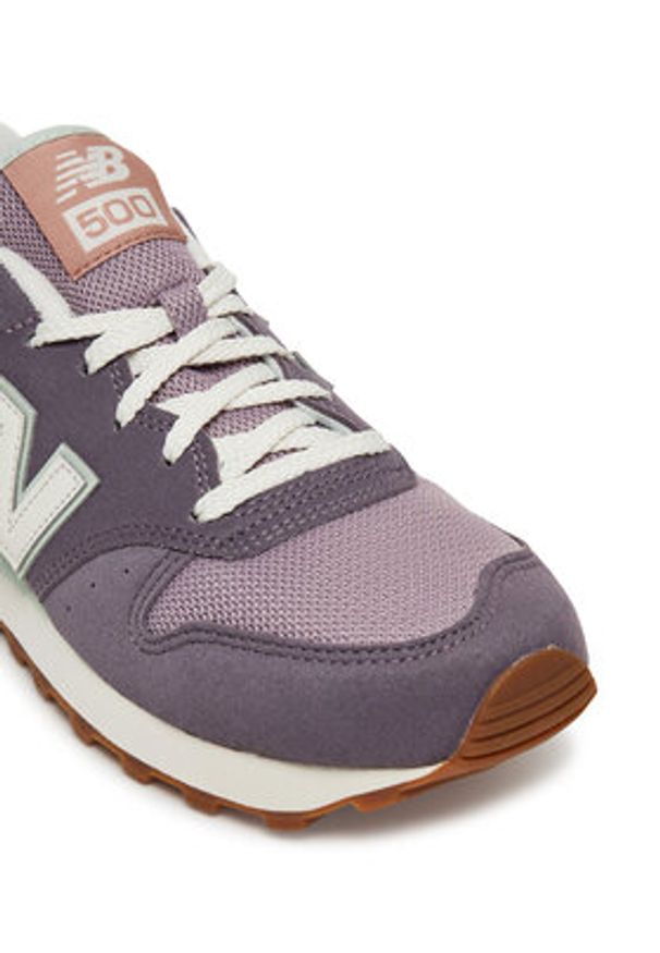 New Balance Sneakersy GW500BPN Fioletowy. Kolor: fioletowy. Materiał: skóra, zamsz