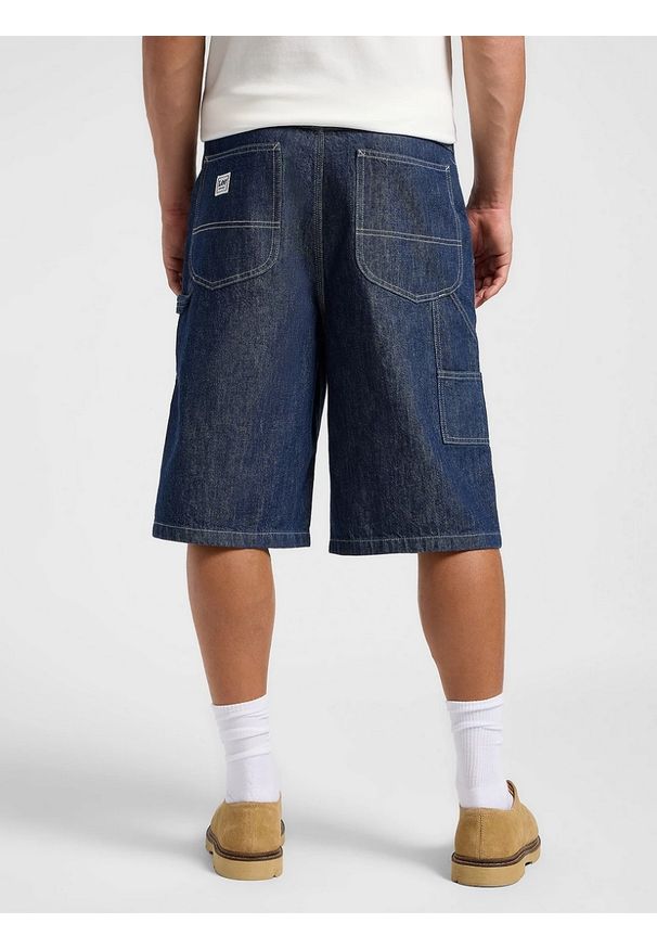 Lee - MESKIE SZORTY LEE CARPENTER SKATER SHORT RINSE 112364164
