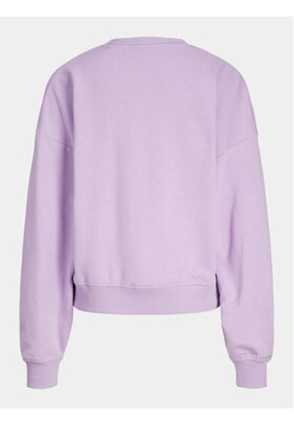 JJXX Bluza Riley 12248650 Fioletowy Regular Fit. Kolor: fioletowy. Materiał: bawełna, syntetyk