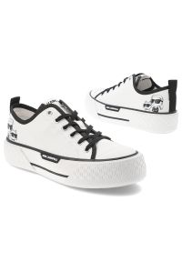 Białe Trampki Karl Lagerfeld Edycja Limitowana Premium. Okazja: na co dzień. Kolor: biały. Szerokość cholewki: normalna. Styl: elegancki, casual, klasyczny #6